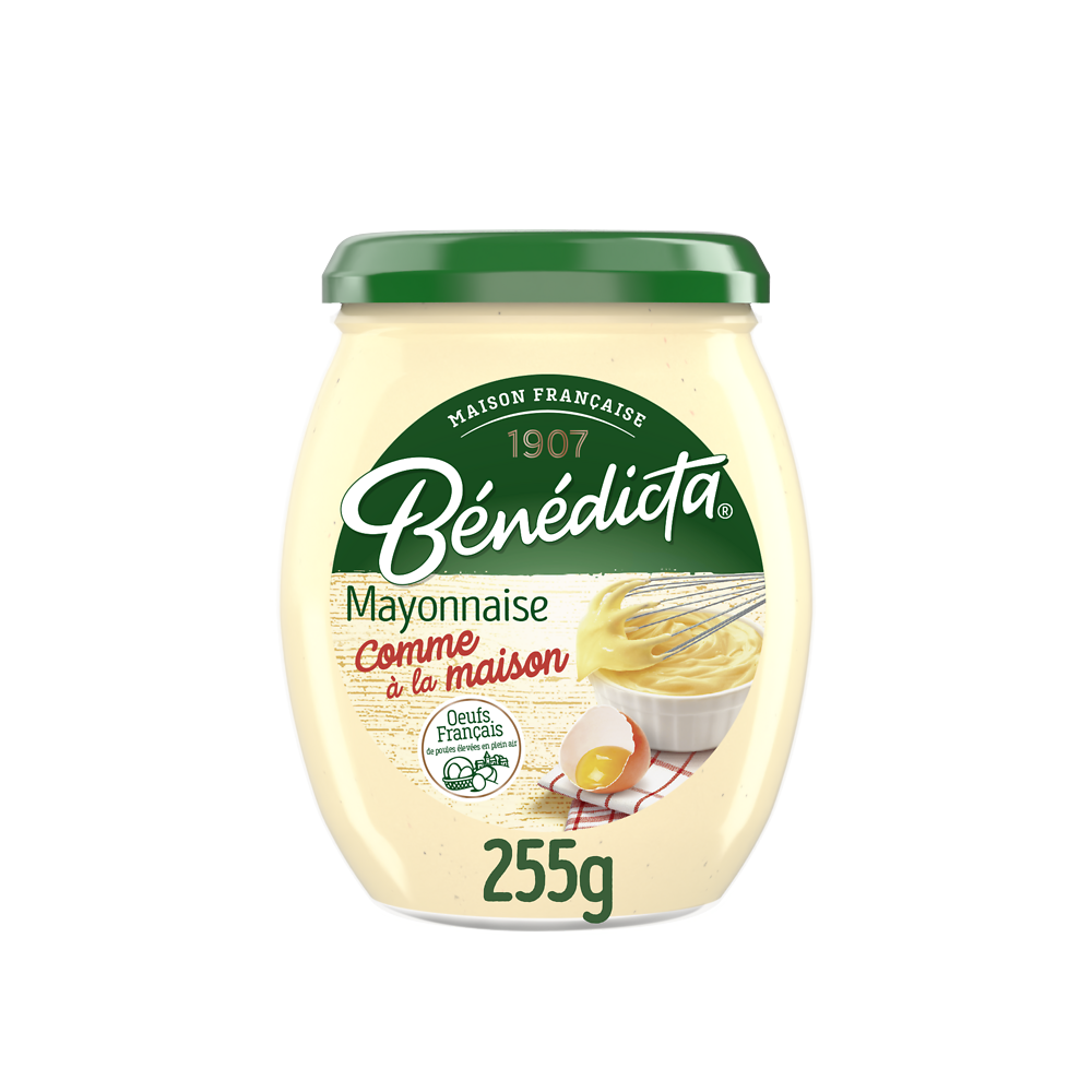 Mayonnaise comme à la maison BENEDICTA bocal 255g