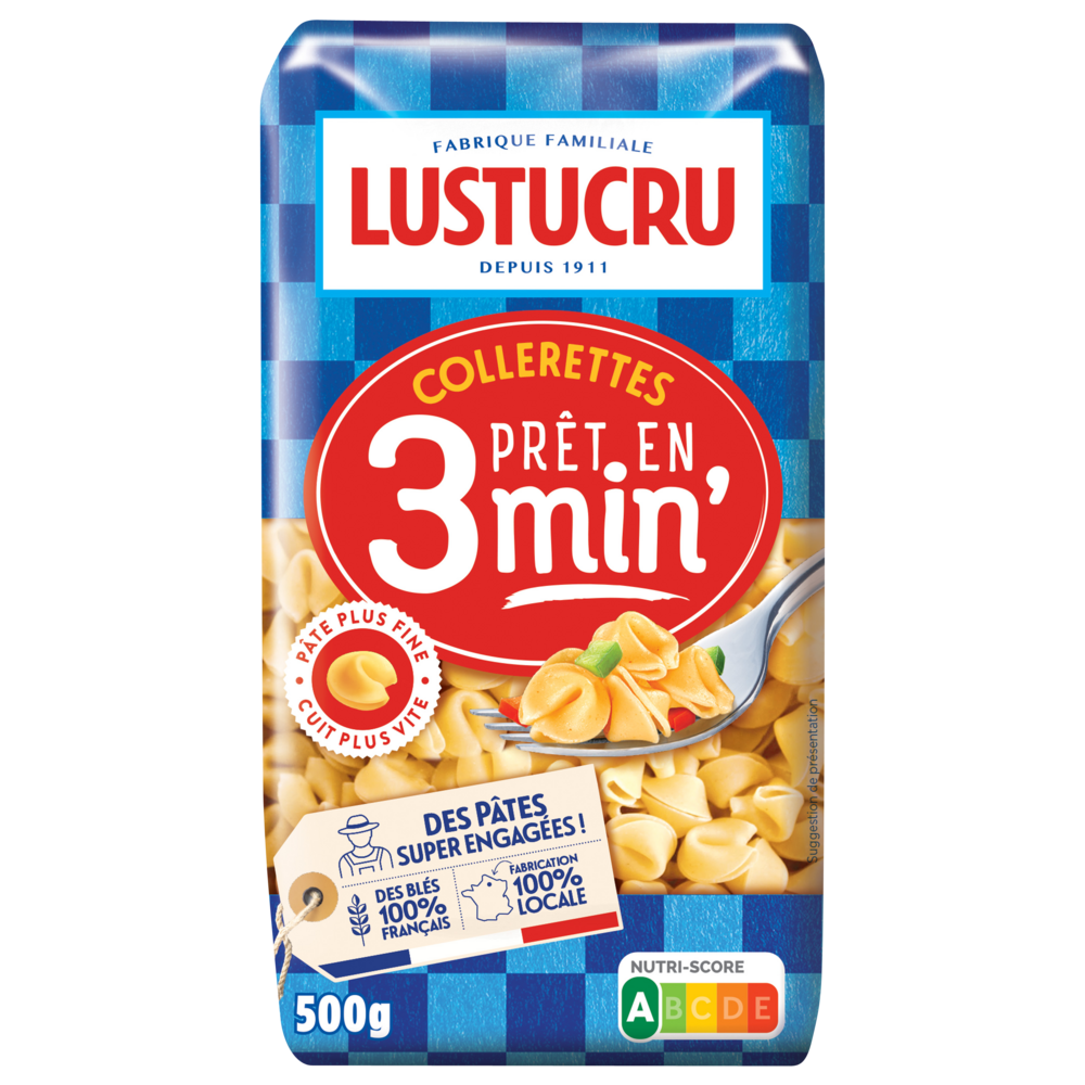 Collerettes al dente LUSTUCRU, 500g