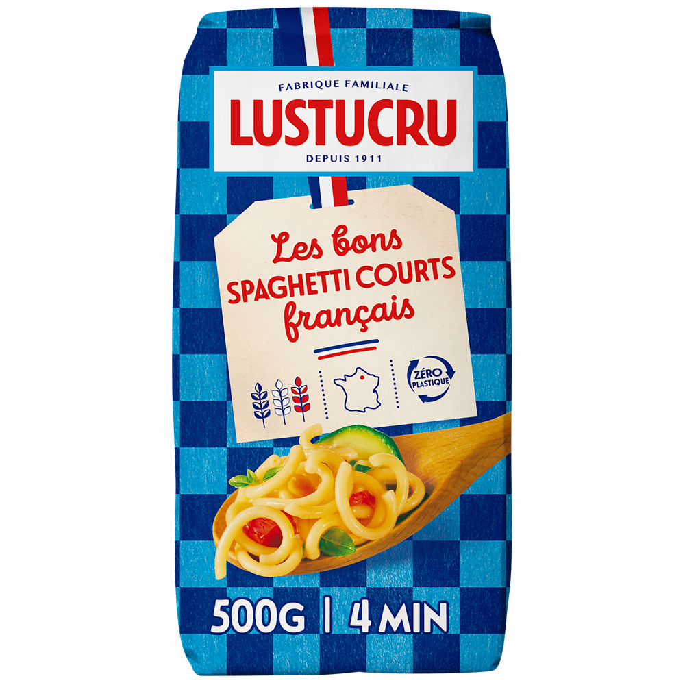 Spaghetti qualité supérieure lbpf LUSTUCRU 500g