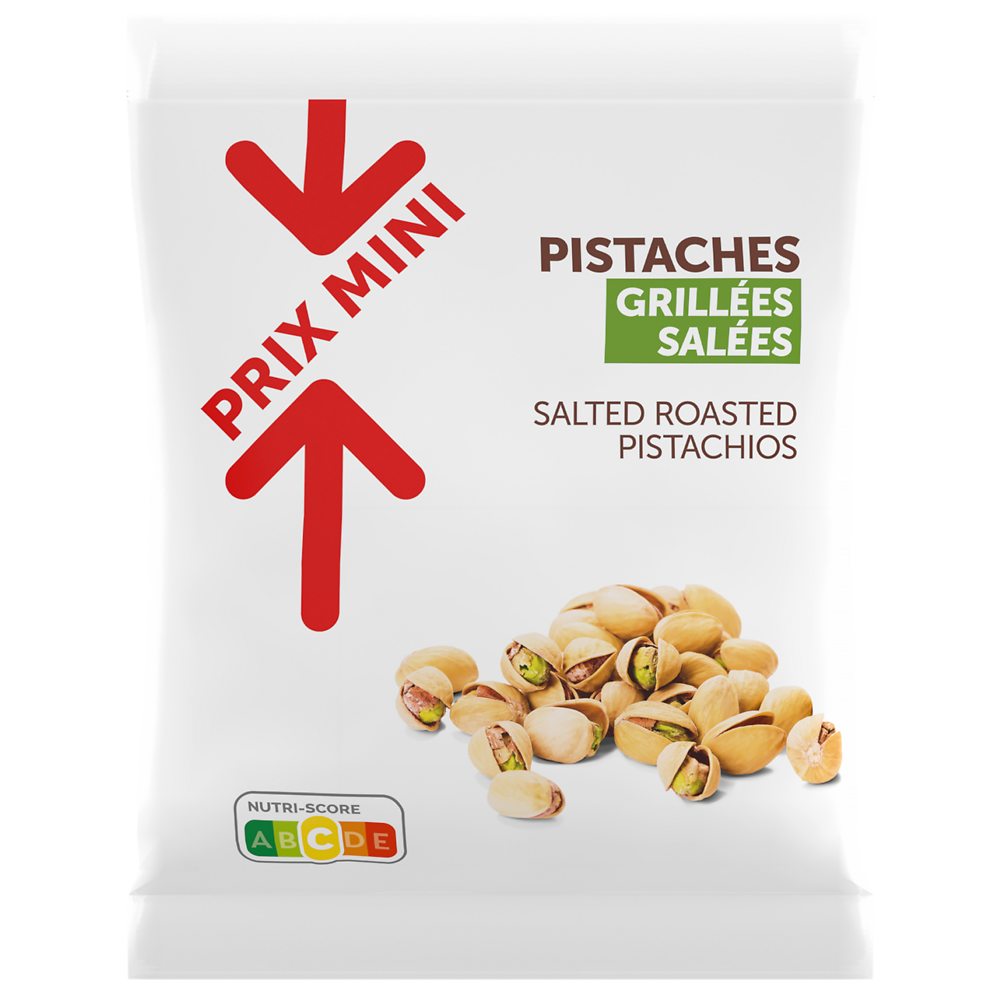 Pistaches grillées salées PRIX MINI sachet 200G