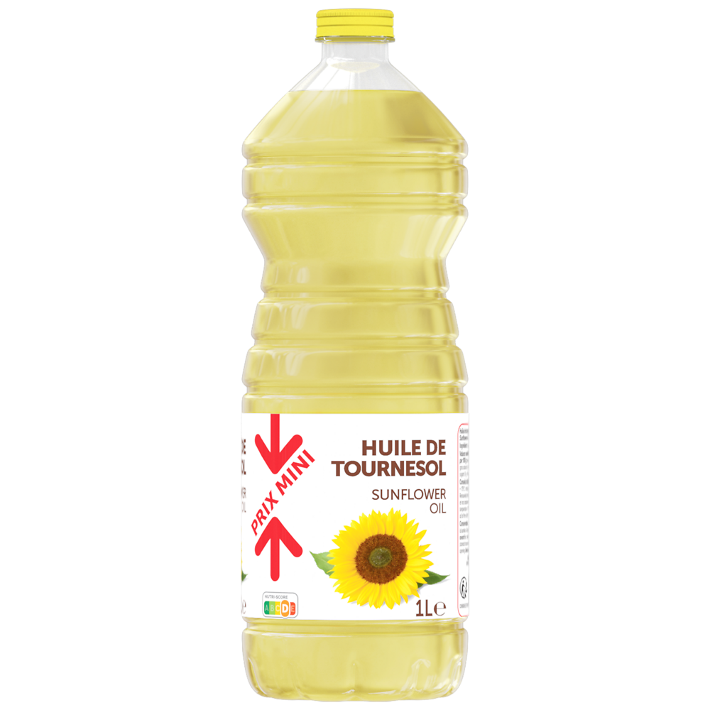 Huile de tournesol PRIX MINI - Bouteille 1L