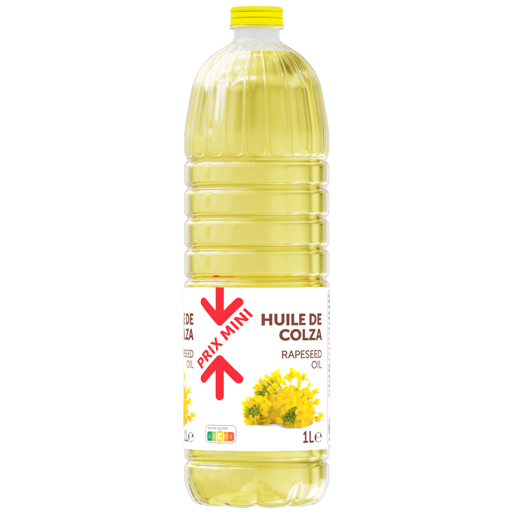 Huile de colza PRIX MINI - Bouteille 1L