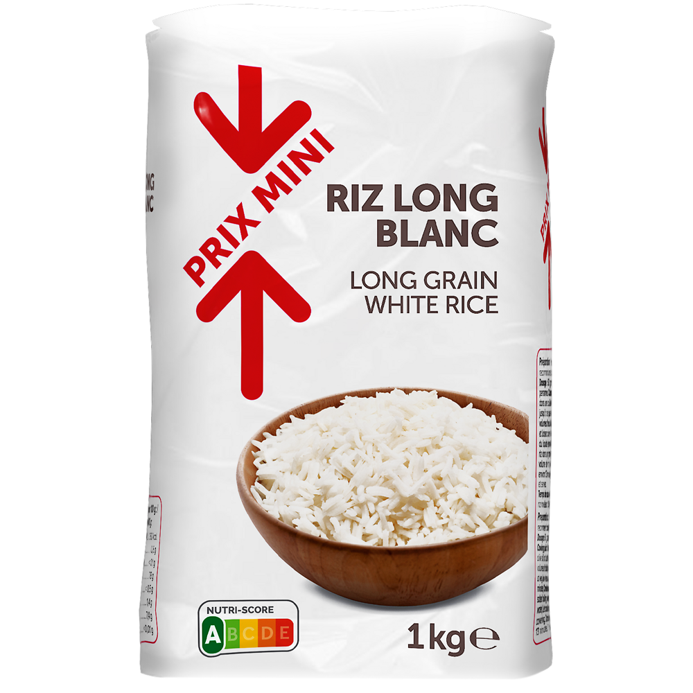 Riz long blanc PRIX MINI - 1kg