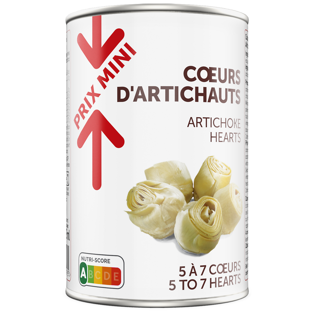 Coeurs d'artichauts PRIX MINI - Boîte 240g