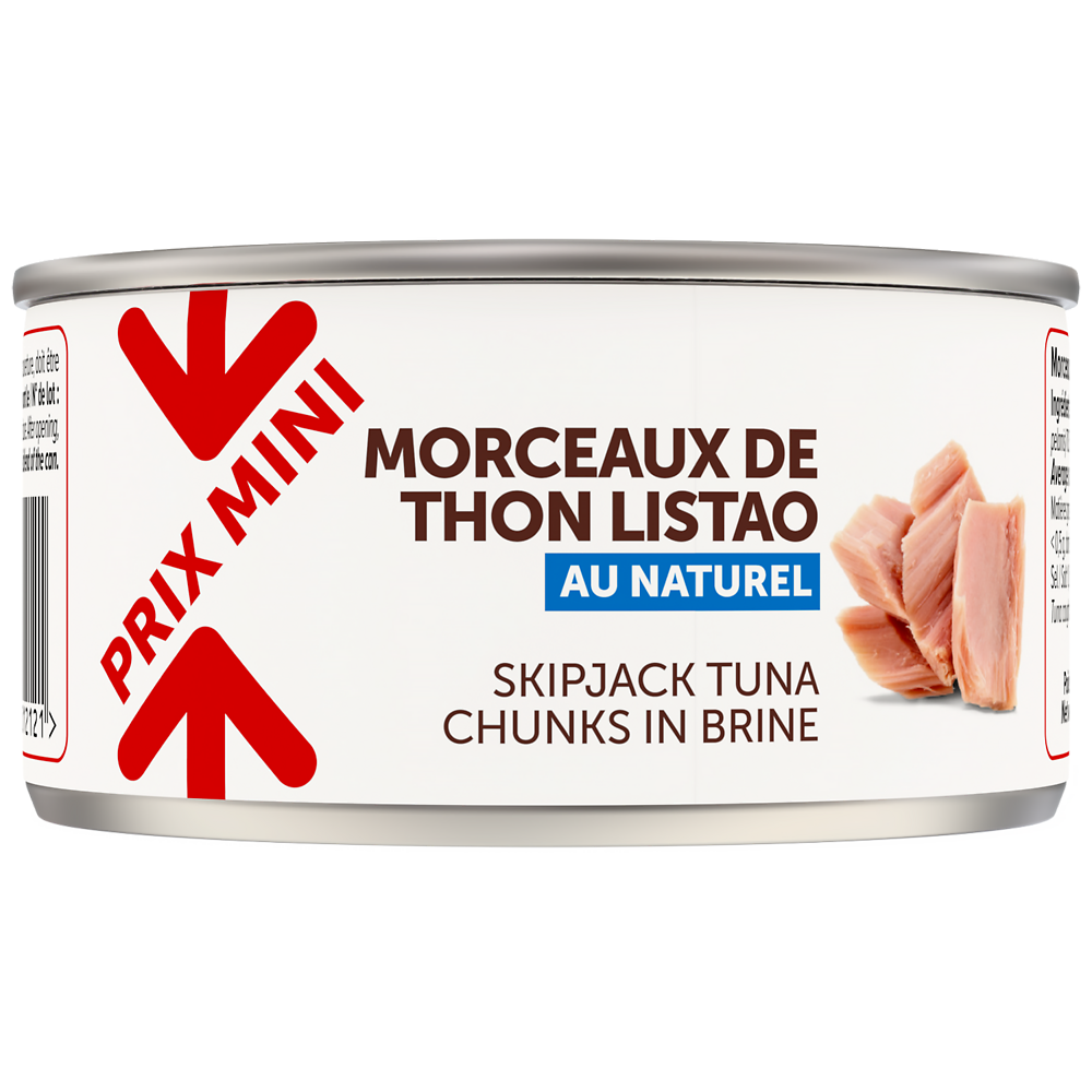 Thon au naturel en morceaux PRIX MINI - boîte 130g