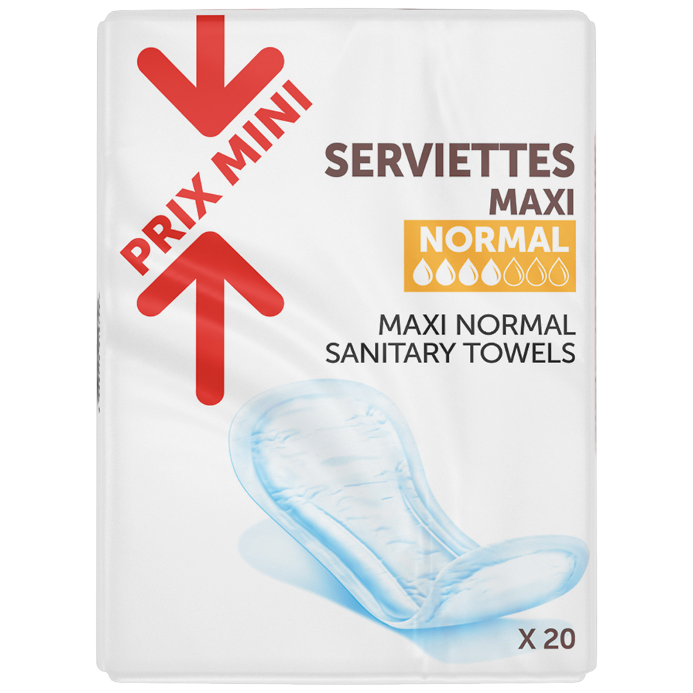 Serviettes hygiéniques ultra normal PRIX MINI - x20