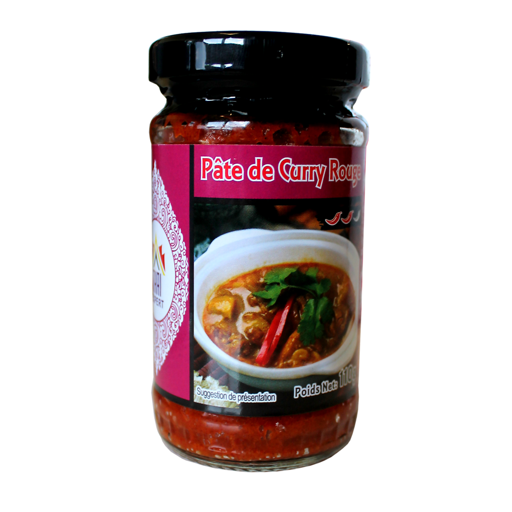 Pâte de curry rouge THAÏ EXPERT, 110g