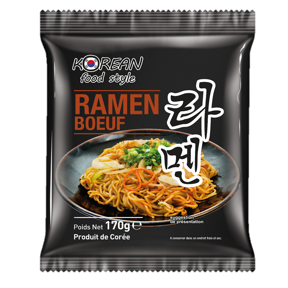 Nouilles ramen boeuf, KOREAN FOOD STYLE, 170g