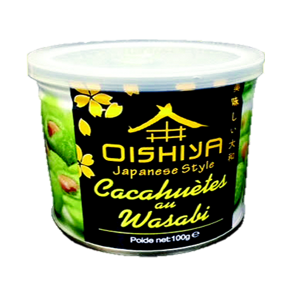 Cacahuètes au wasabi OISHIYA, 100g