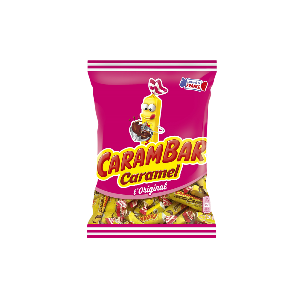 Bonbons Caramel CARAMBAR - Sachet de 320g