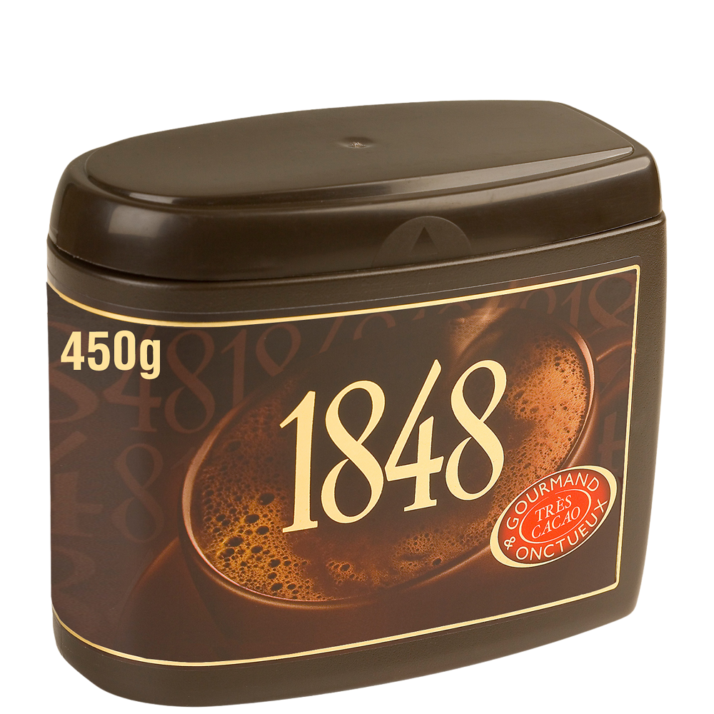 Chocolat en Poudre 1848 POULAIN - Boîte de 450g