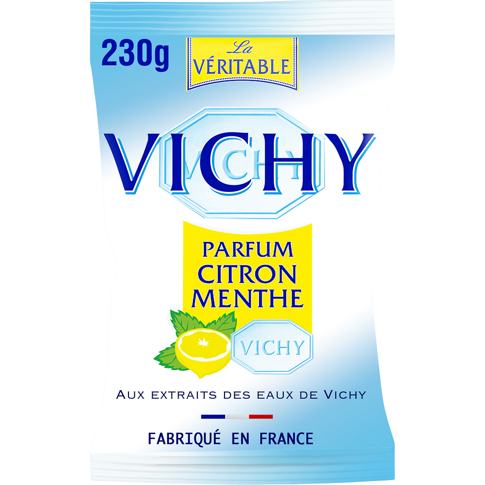 Bonbons Pastilles Vichy au citron VICHY - Sachet de 230g