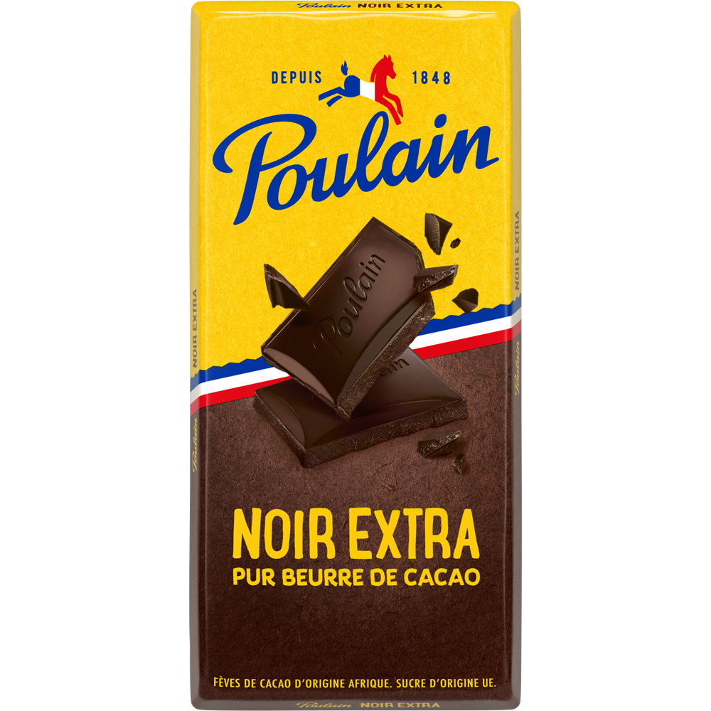 Tablette Chocolat Noir Extra POULAIN - 200g