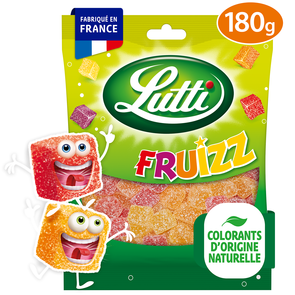 Bonbons Fruizz LUTTI - Sachet de 180g