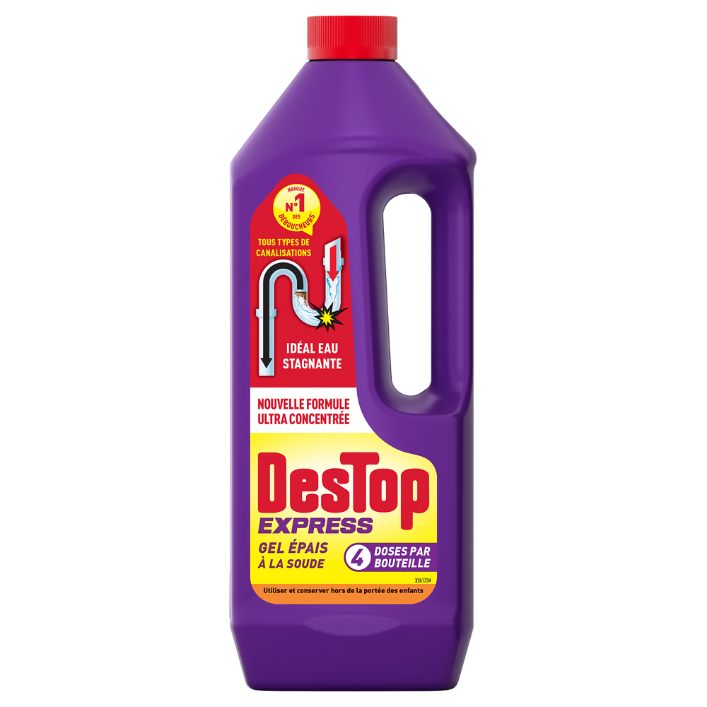 Destop déboucheur gel express 950ml