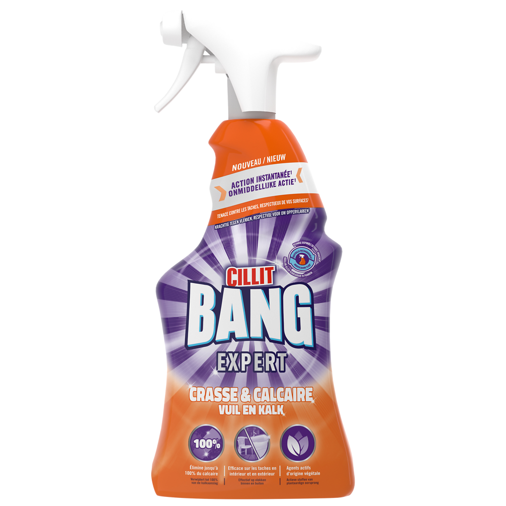 Nettoyant bang pistolet crasse&calcaire CILLIT BANG 750ml