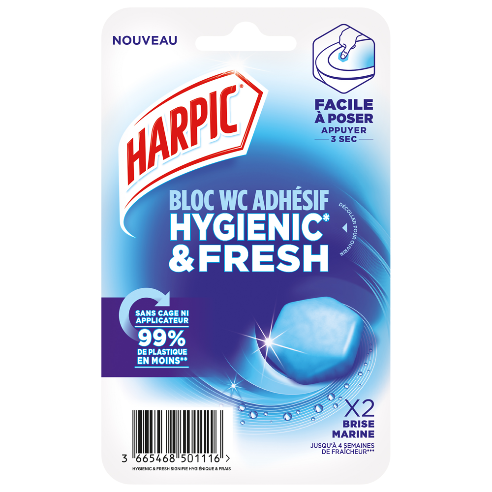 Harpic Hygienic & Fresh Brise Marine x2