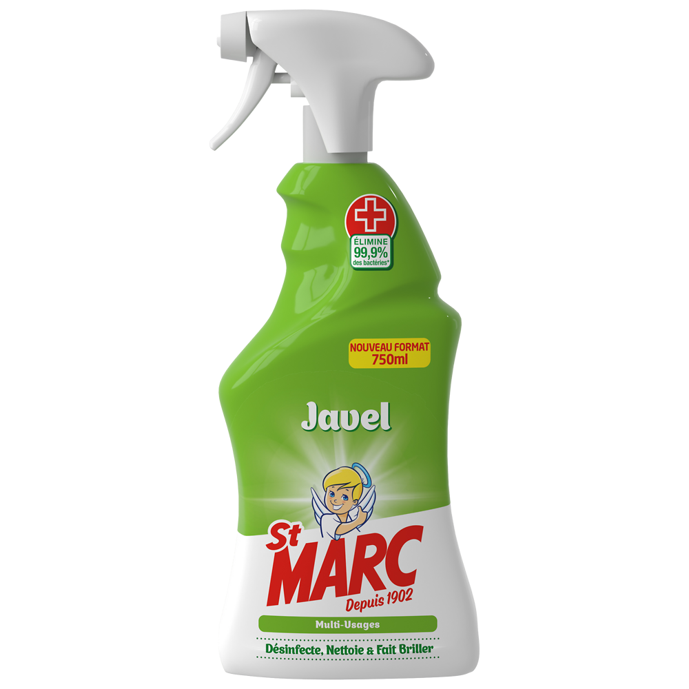 Nettoyant ménager pistolet javel ST MARC spray 750ml