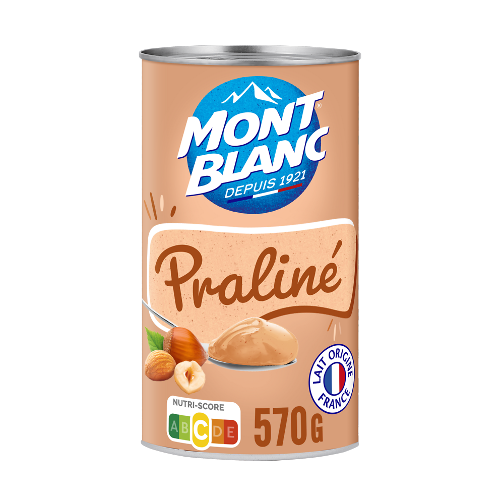 Crème dessert Boîte Praliné MONT BLANC, 570g