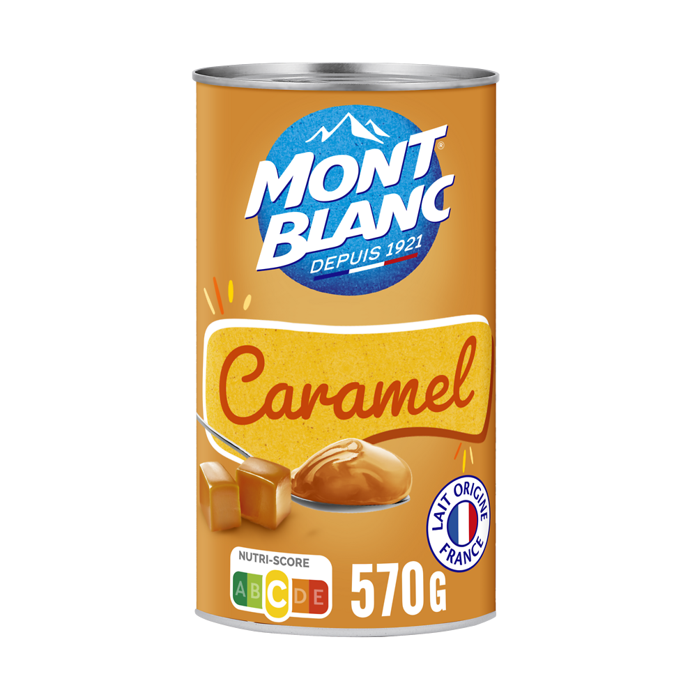 Crème dessert Boîte Caramel MONT BLANC, 570g