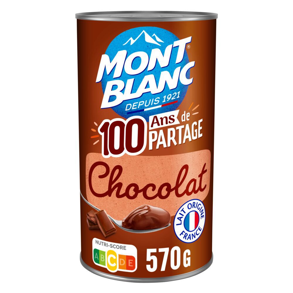 Crème dessert Boîte Chocolat MONT BLANC, 570g