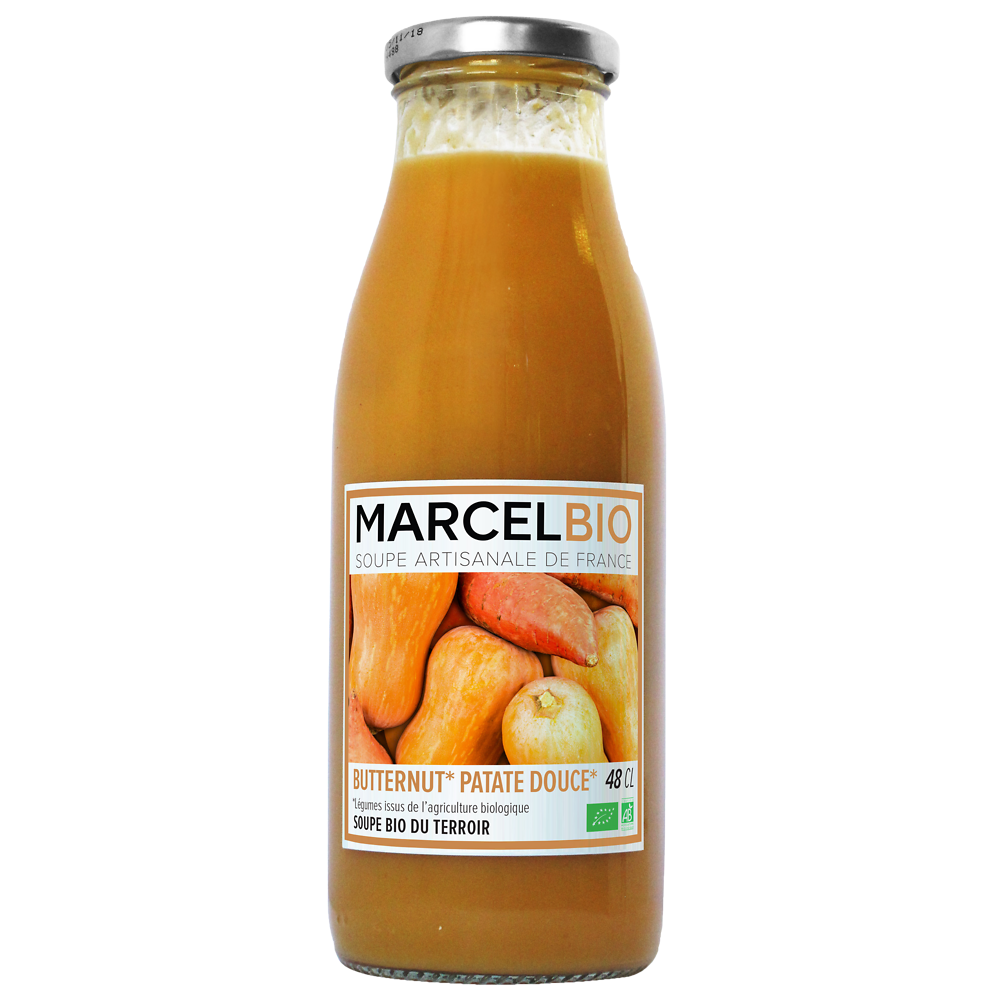 Soupe de légumes Butternut/patate douce Marcel bio 48cl