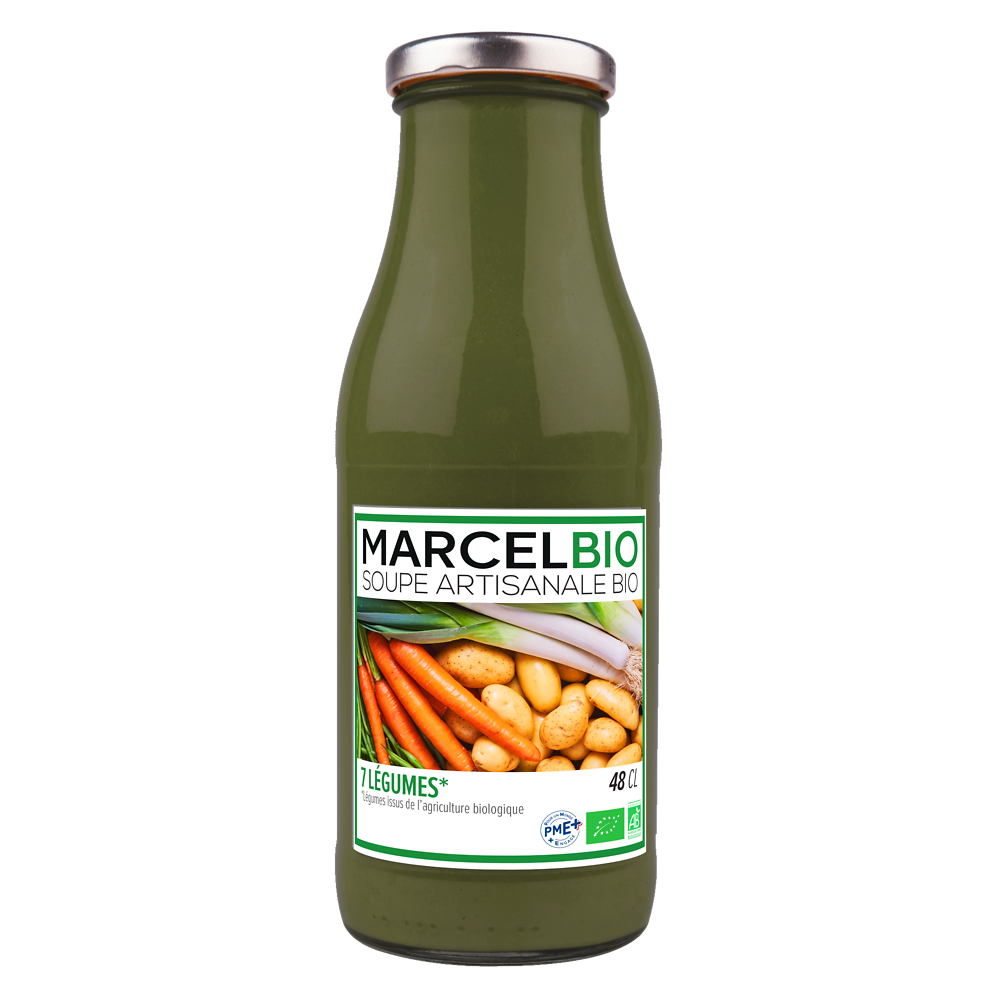 Soupe aux 7 légumes Marcel bio 48cl