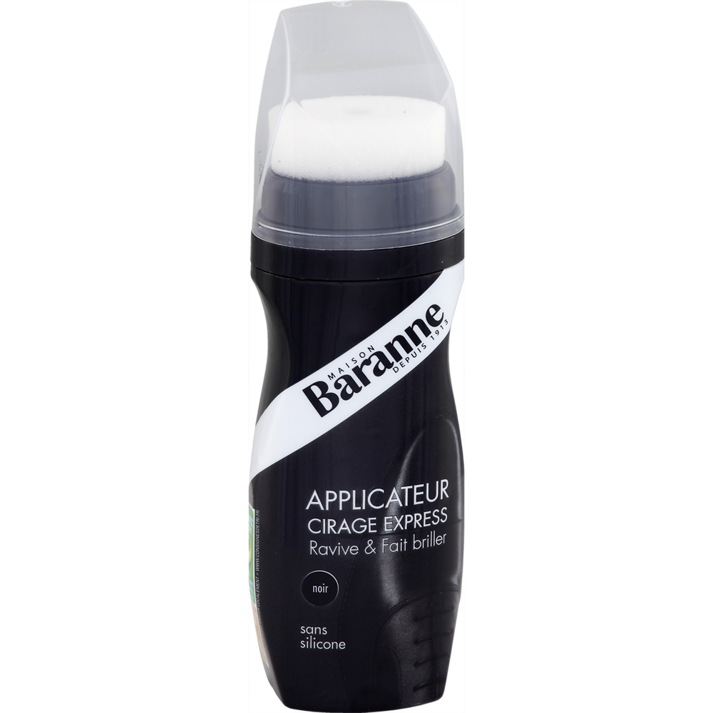 Applicateur cirage express noir BARANNE, 75ml