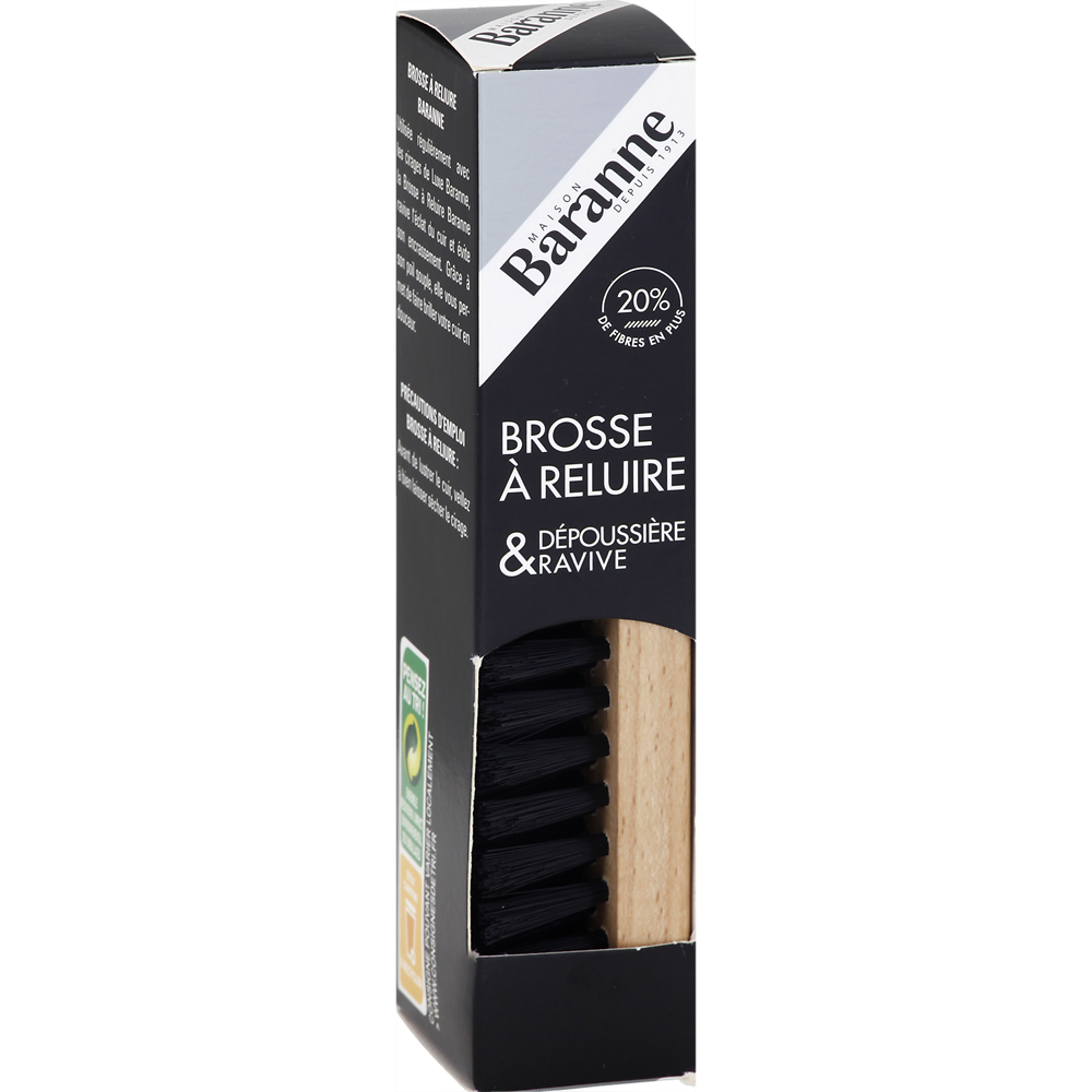 Brosse à reluire excellence dépoussière et ravive BARANNE