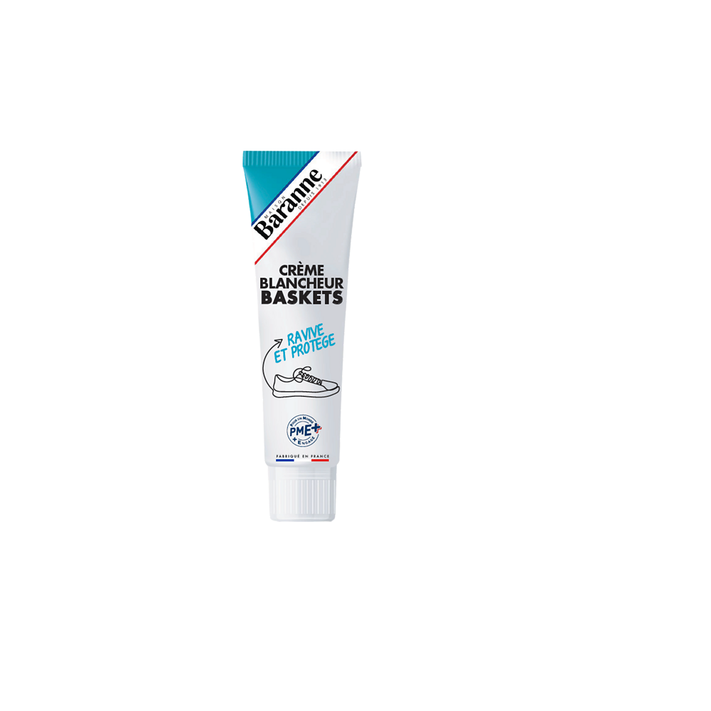 Cirage crème blancheur basket BARANNE tube 100ml