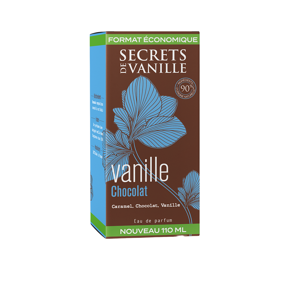 Parfum vanille chocolat pack éco SECRETS DE VANILLE 110ml