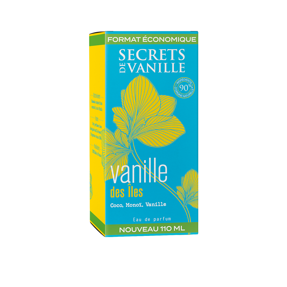 Parfum vanille des îles pack éco SECRETS DE VANILLE 110ml