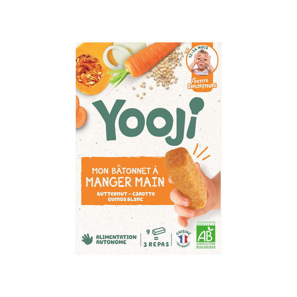 Bâtonnets butternut quinoa BIO YOOJI 12mois 225g