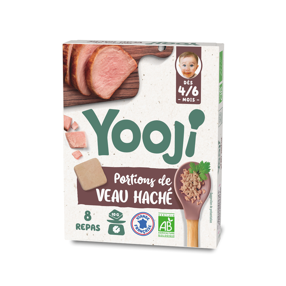 Veau BIO haché 4/6 mois YOOJI 80g