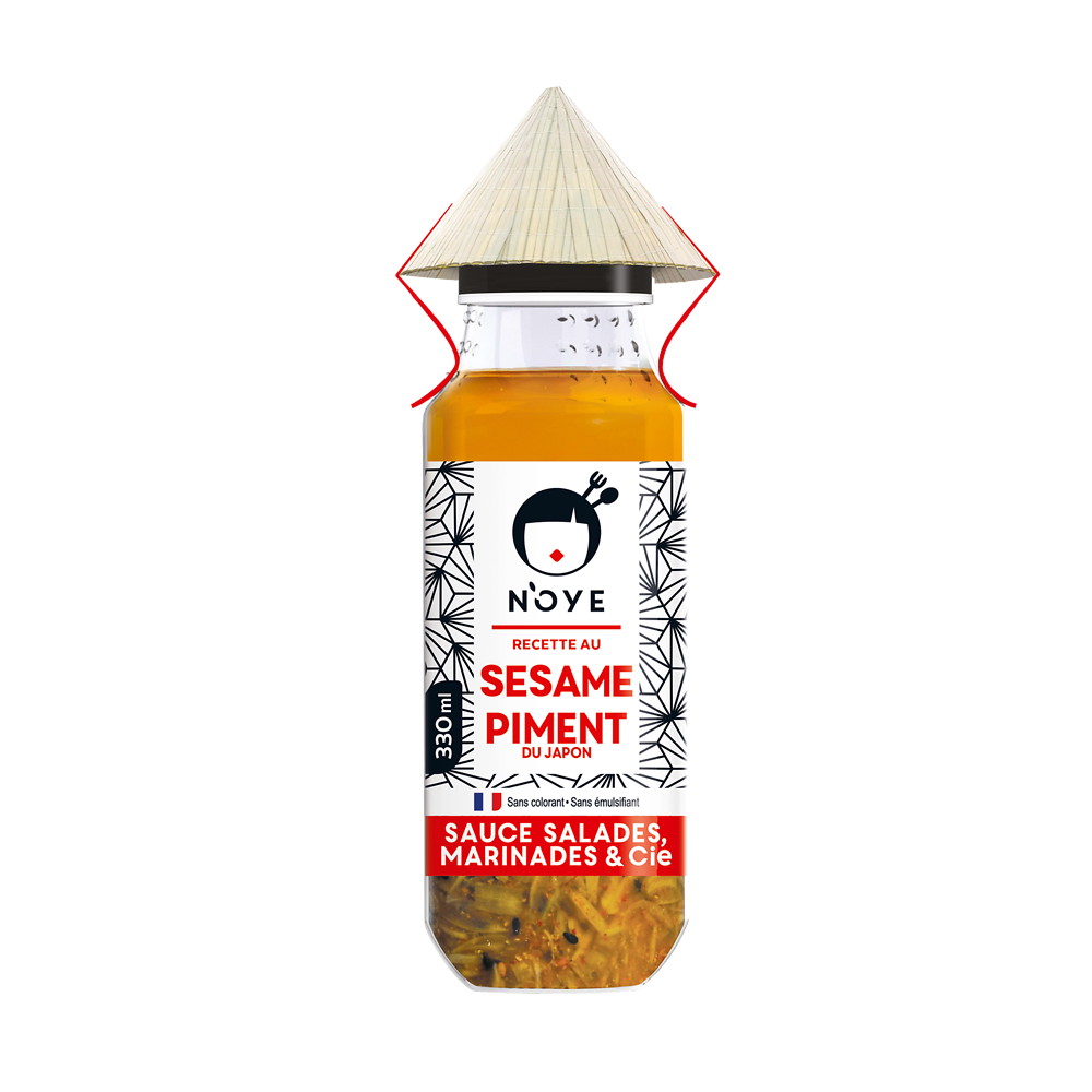 Sauce vinaigrette au sésame et piment du Japon N'OYE 330ml