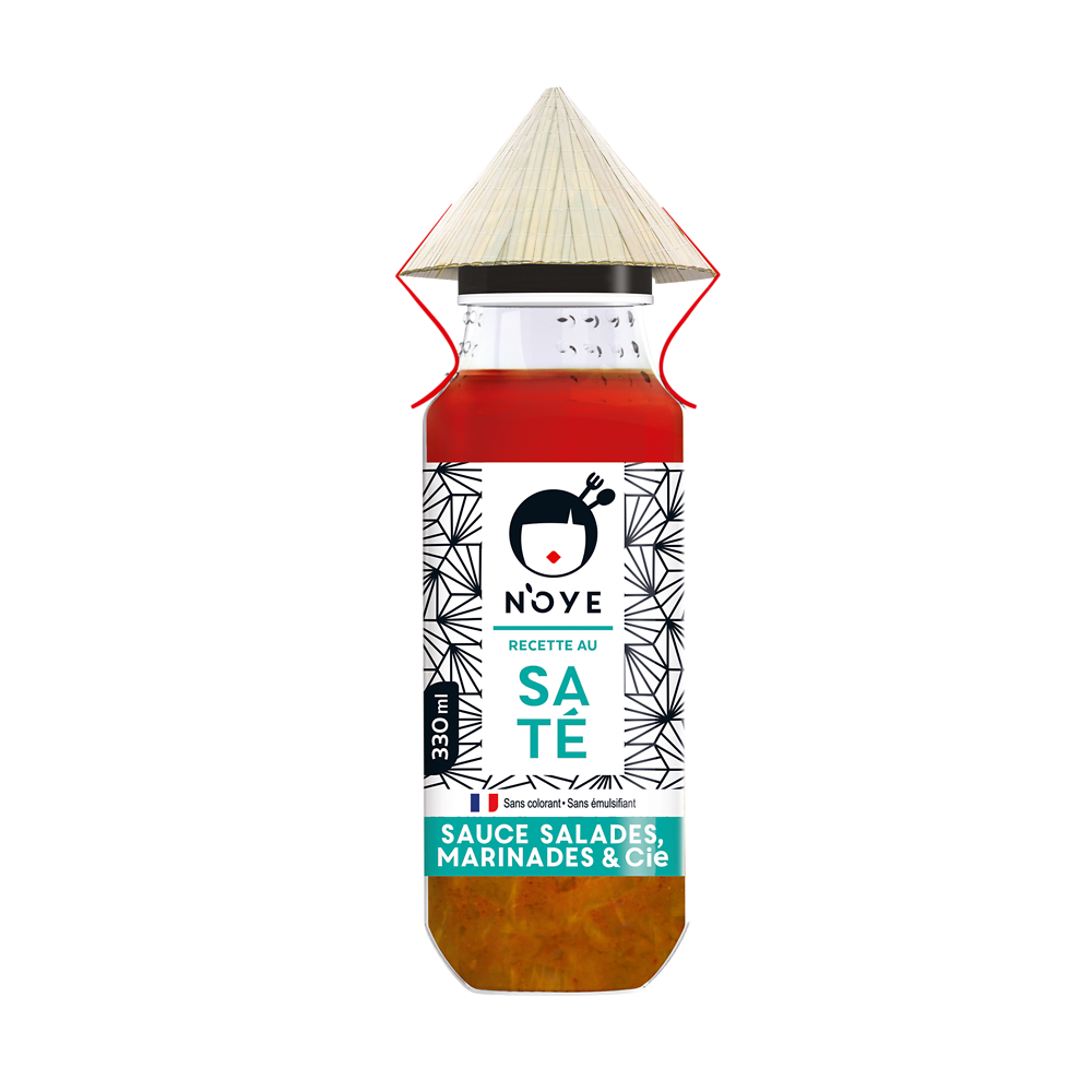 Sauce vinaigrette au saté N'OYE 330ml