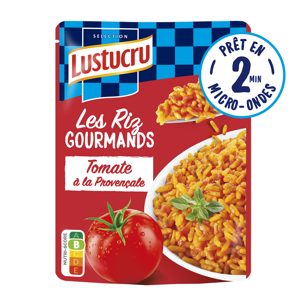 Riz Express micro-ondable Tomates à la Provençale LUSTUCRU 220g