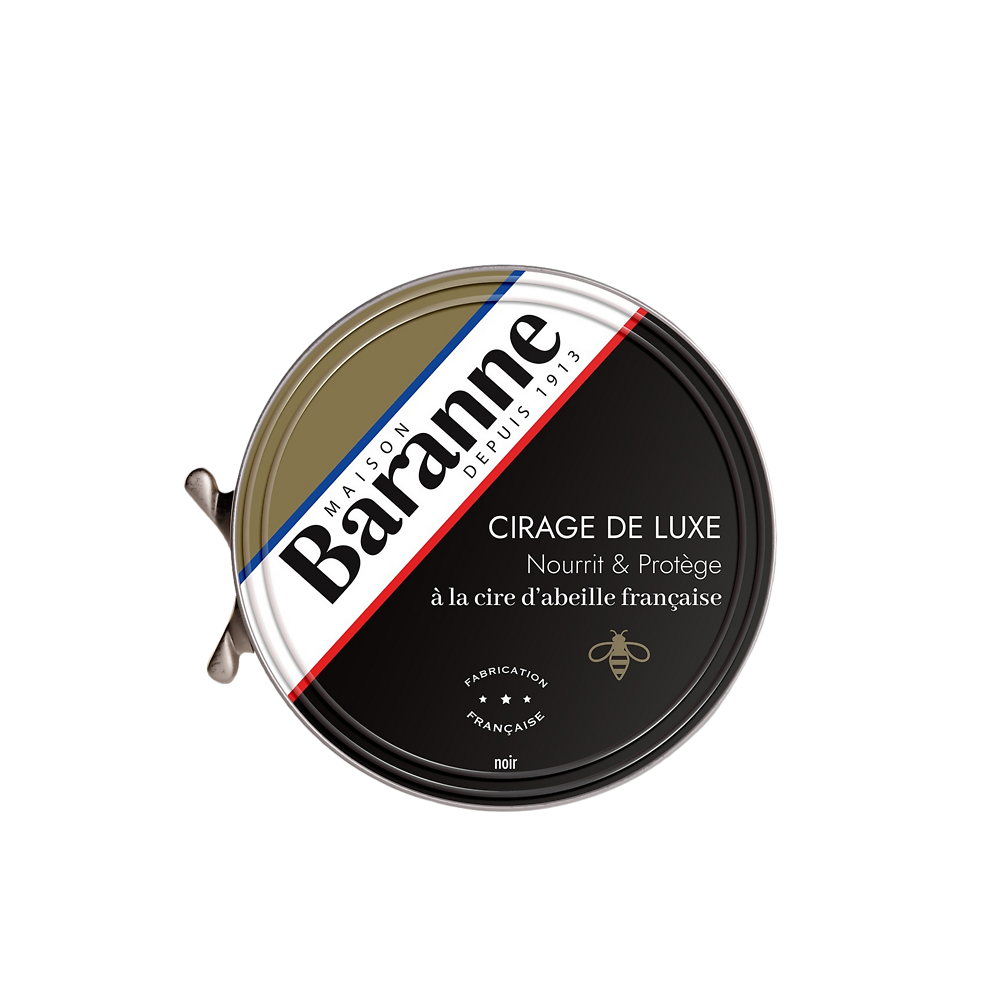 BARANNE CIRAGE LUXE CIRE ABEILLE FR NOIR BOITE 75ML