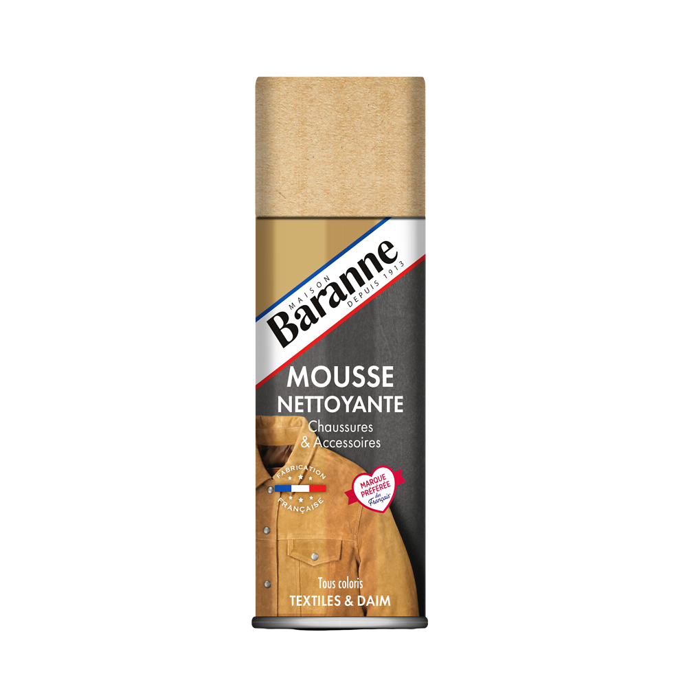 Mousse nettoyante aérosol BARANNE 200ML