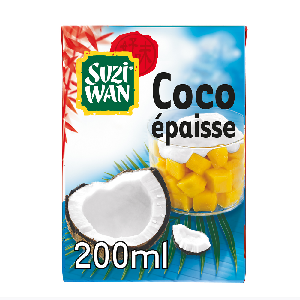 Crème de coco SUZI WAN - 200ml