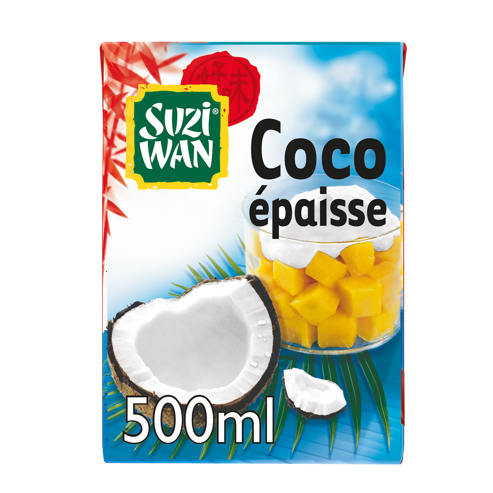 Crème de coco SUZI WAN, 500ml