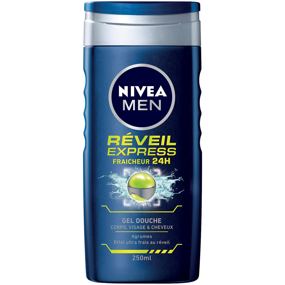 Gel douche Réveil Express NIVEA Bath care, 250ml