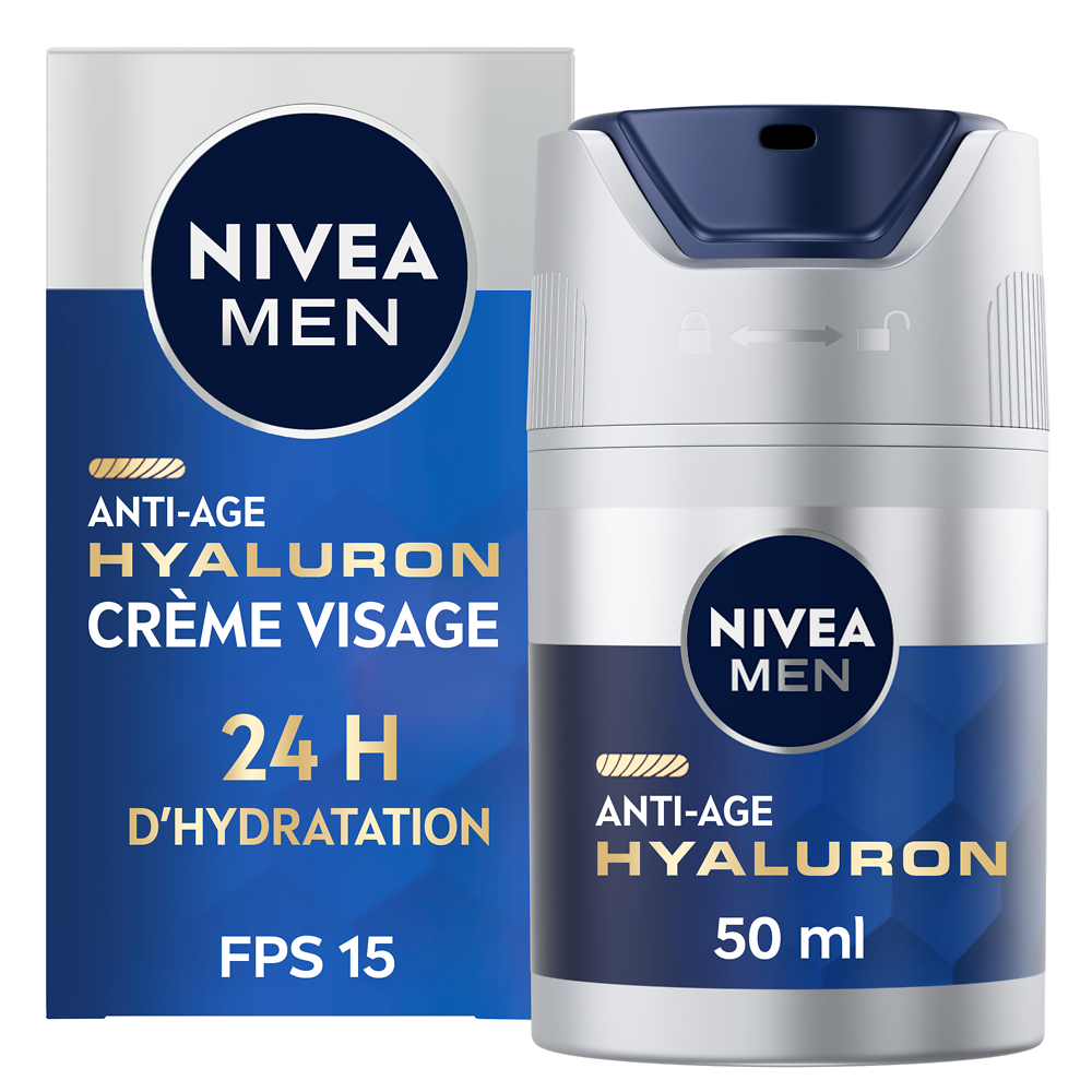 Crème de jour anti âge pour homme DNAge NIVEA FOR MEN, 50ml