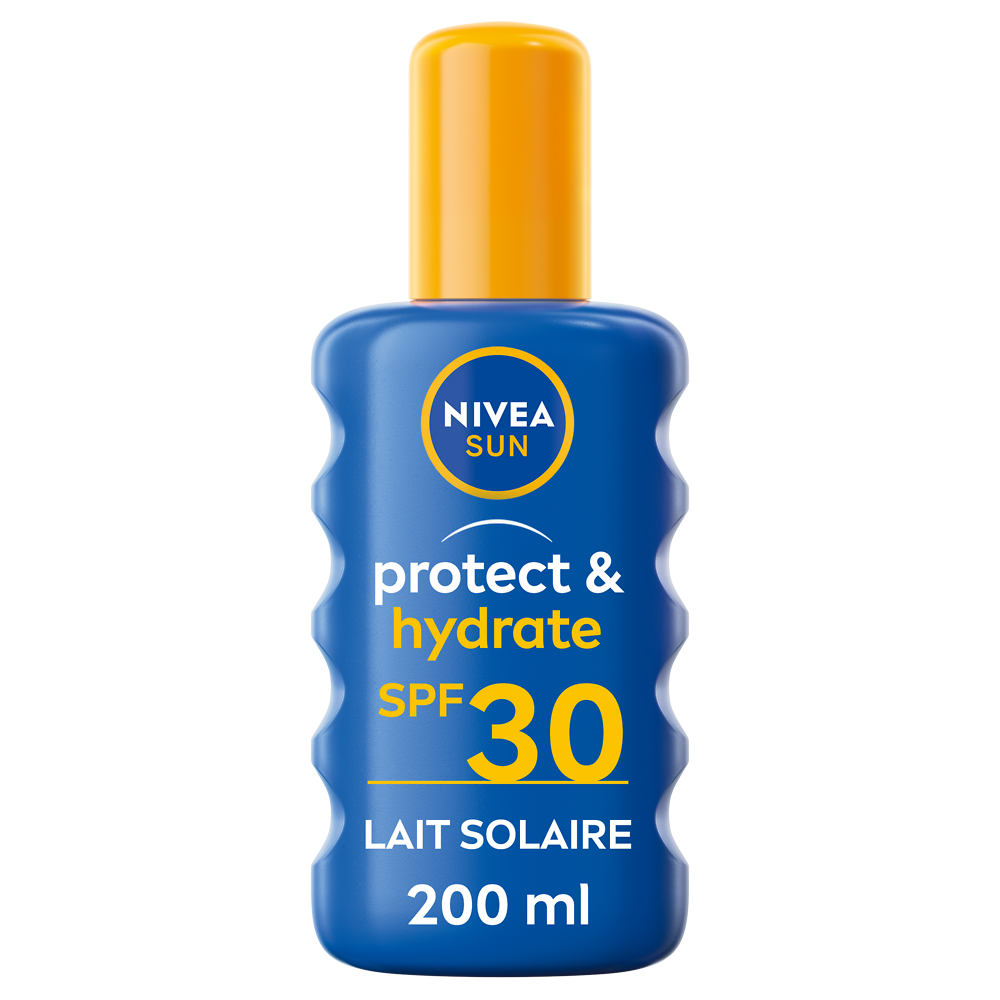 Crème solaire protect & hydrate SPF30 NIVEA SUN, spray de 200ml