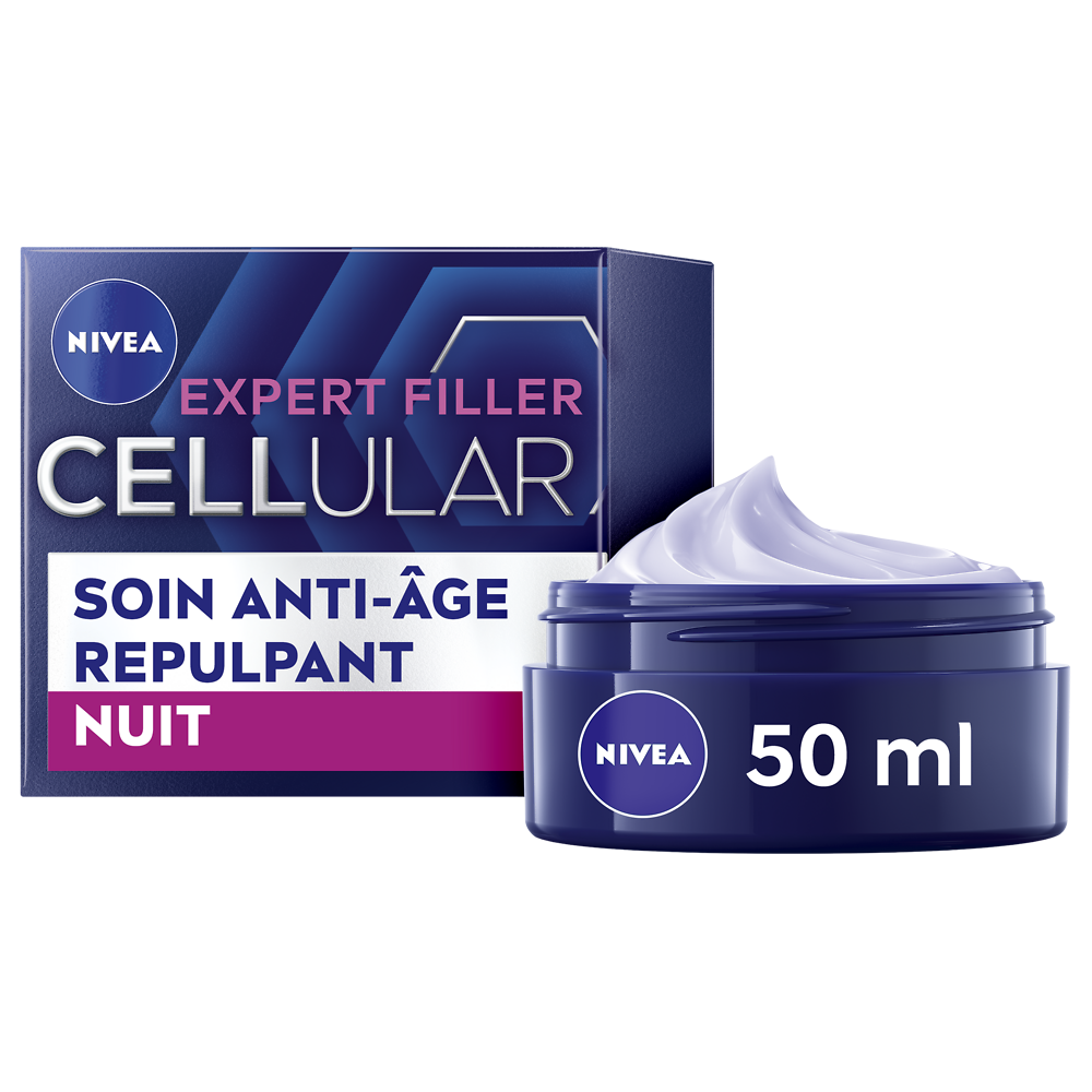 Soin anti-âge nuit cellular expert filler NIVEA 50ml