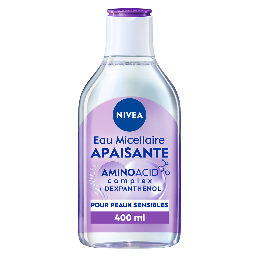 Démaquillant visage micellaire 0% sensible NIVEA, 400ml