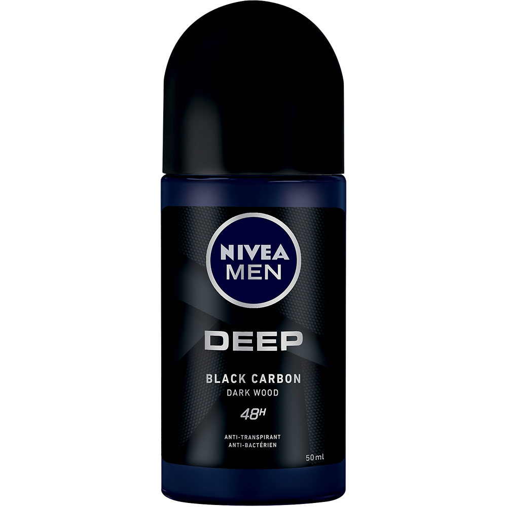 Déodorant Homme deep for men 48h anti transpirant NIVEA, 50ml