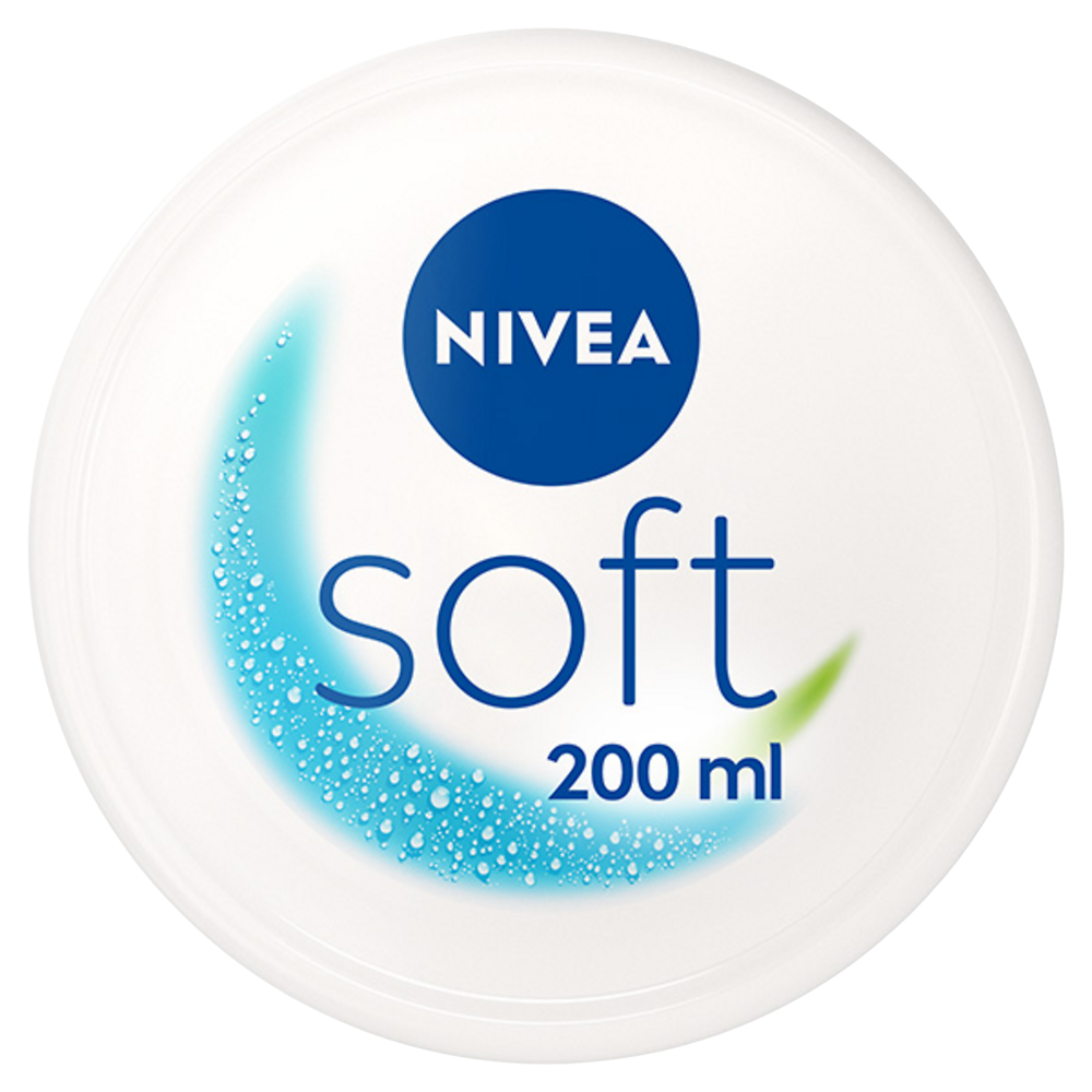 Crème de soin hydratante Soft NIVEA, pot 200ml