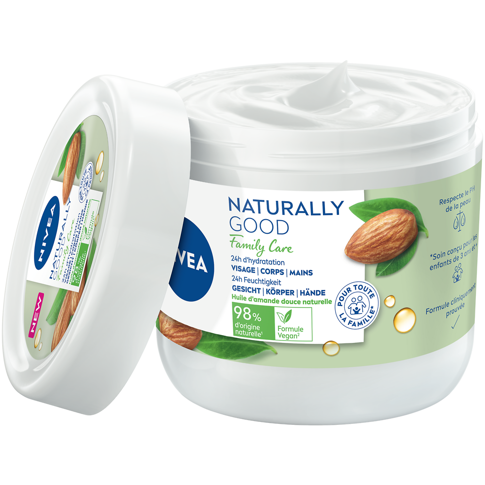 Crème naturally good multi usages family Care Visage - Corps - Mains NIVEA 450ml