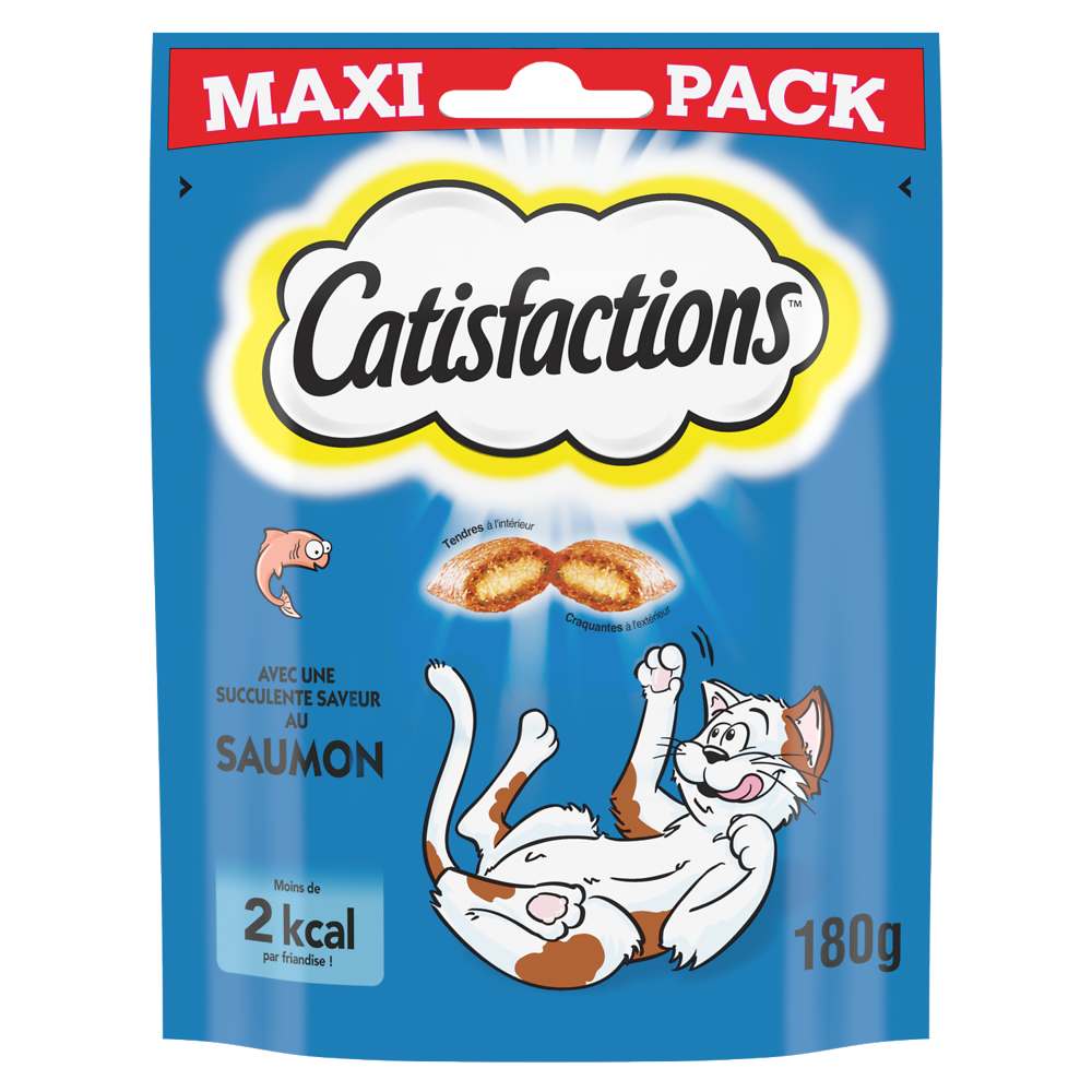 Friandises chat au saumon CATISFACTIONS - 180g